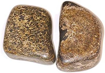 2 п.п. сет бронзит медиум А-одделение се сруши и полиран многу заштитен природно лекување кристални скапоцени камења од Бразил