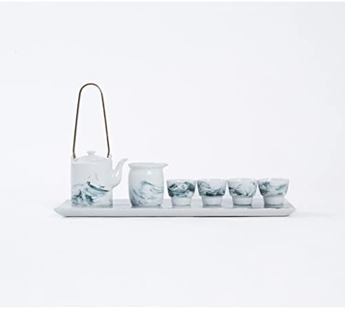 N/A керамички чај сет за декорација хотел чај чај со чај комбинација мека декорација (боја: а, големина