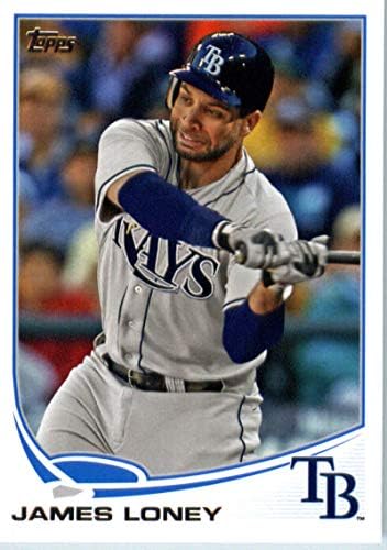 2013 Topps 593 James Loney Rays MLB Baseball Card NM-MT