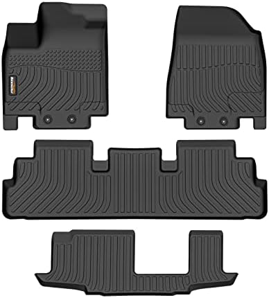 Binmotor сите временски подови душеци за Nissan Pathfinder 8 Patherner 2022 2023/Infiniti QX60 7 Патник, 1-ви и 2-ри и 3-ри