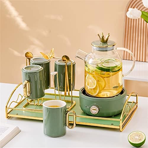 Xwozydr Нордиско домаќинство постави апарати за вода дневна соба гостопримство стакло од уста, цвет чајник, комплетен сет со