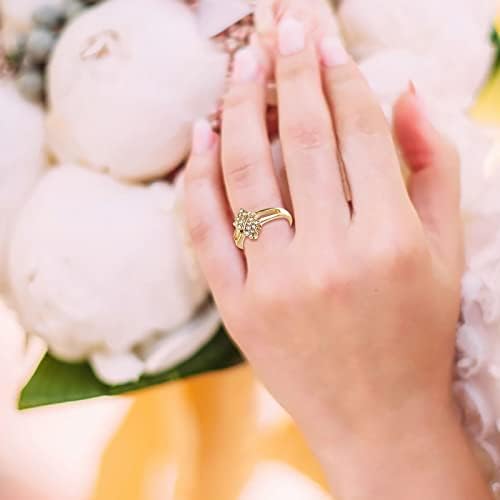 2023 година Нов ангажман круг Циркони жени свадбени прстени накит за накит за жени полни дијаманти дами прстен змеј прстен
