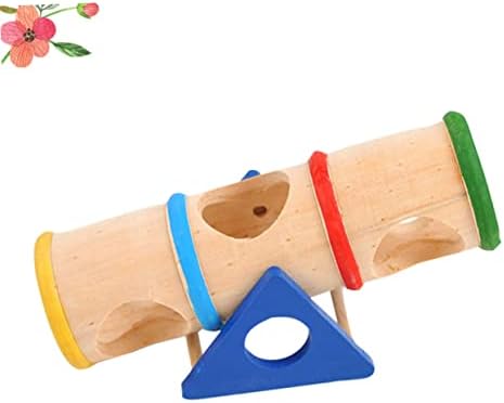 Паткав хрчак обезбедува мали миленичиња тунели играчки миленичиња цевки играчки гледаат сјај за усни дрвени дрвени