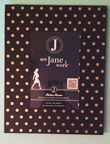 Погледнете ја рамка за слика на Janeејн, срца, 10 H x 6 W, злато/розова/црна