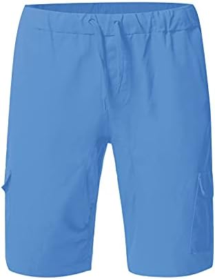 Гуобиозиј карго панталони за мажи за пешачење за пешачење шорцеви Брзи суви тактички шорцеви на отворено со џебови, кампување, риболов шорцеви панталони за мажи