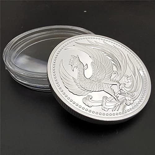 АДАКРИППОКОИНКРИПТИПЕКУРЦЕНЦИЈА Омилена монета Јапонија Феникс Кризантем комеморативна монета сребрена позлатена виртуелна занаети