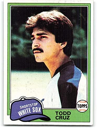 1981 Топс Бејзбол #571 Тод Круз Чикаго Вајт Сокс Официјална трговска картичка MLB во сурова состојба