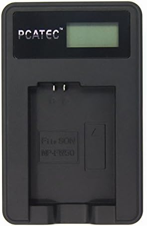 PCATEC Lcd Дисплеј Микро USB Камера Батерија Полнач За Sony NP-FW50