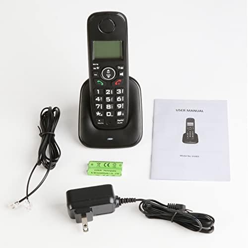 Sangyn Dect 6.0 Слушач за телефони без безжични биро со лична карта за повик, барање за број, прилагодливи на безжични преносни телефони за домашни телефони за деловни тел