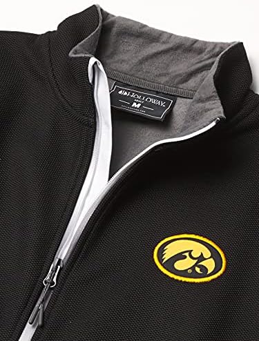 Ouray Sportswear NCAA Iowa Hawkeyes Invert јакна, X-Large, црно/бело