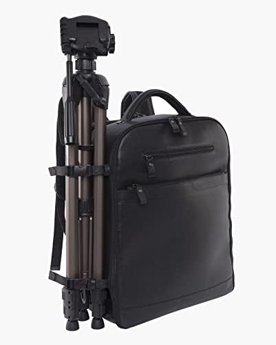 Бенеман | Оригинален ранец на кожна камера со 17 лаптоп-одделение | лента за прикачување на багаж, заштита од РФИД, ykk патент, заштита од корозија, армирано шиење, удоб?