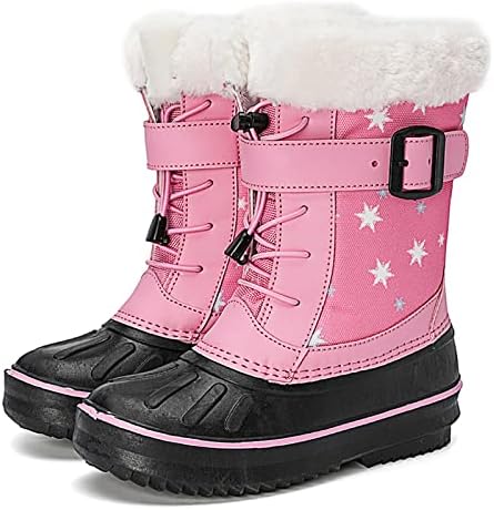 Бебе зимски снежни чизми деца водоотпорни чизми на глуждот со?