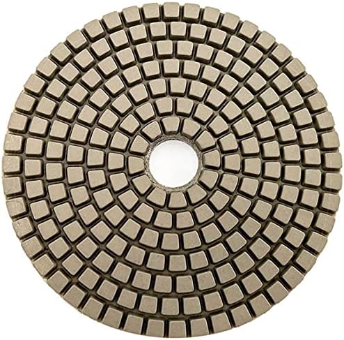 Подлога за полирање со дијаманти од 10 парчиња 4 инчи бел флексибилен диск за мелење за гранитни мермерни камени бетонски пескачки
